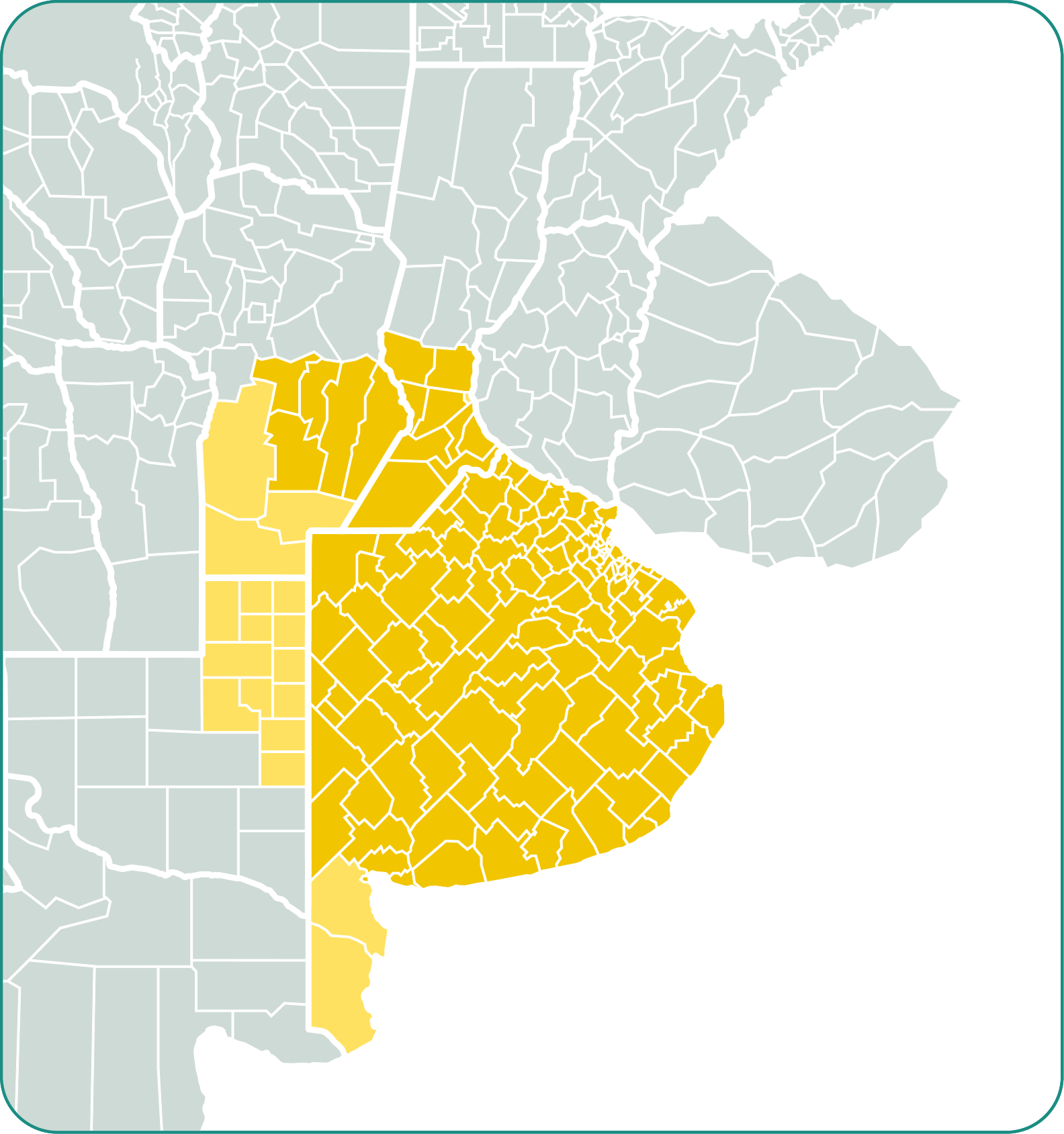 Mapa región recomendada Siembra temprana