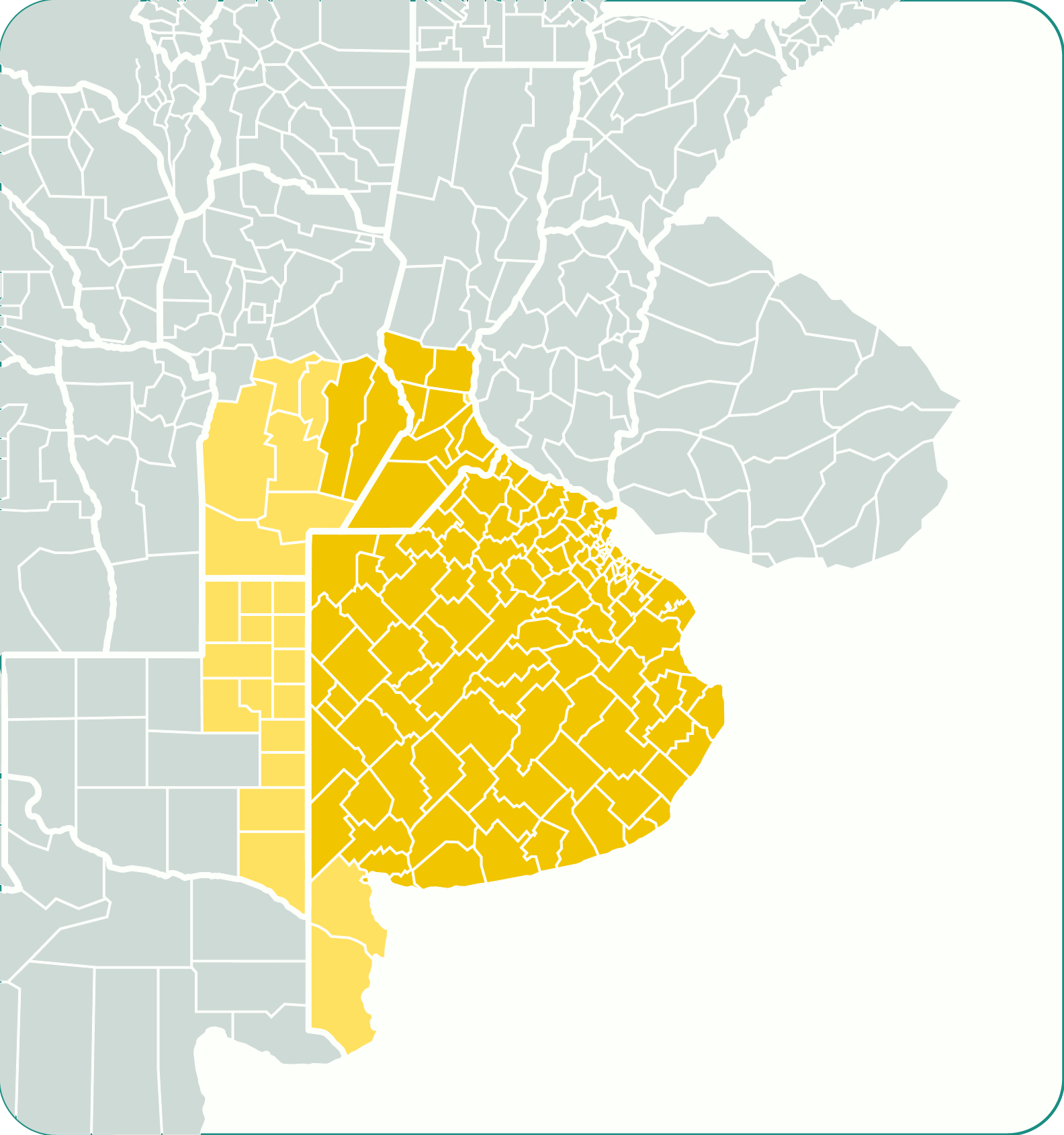 Mapa region recomendda Seimbra temprana