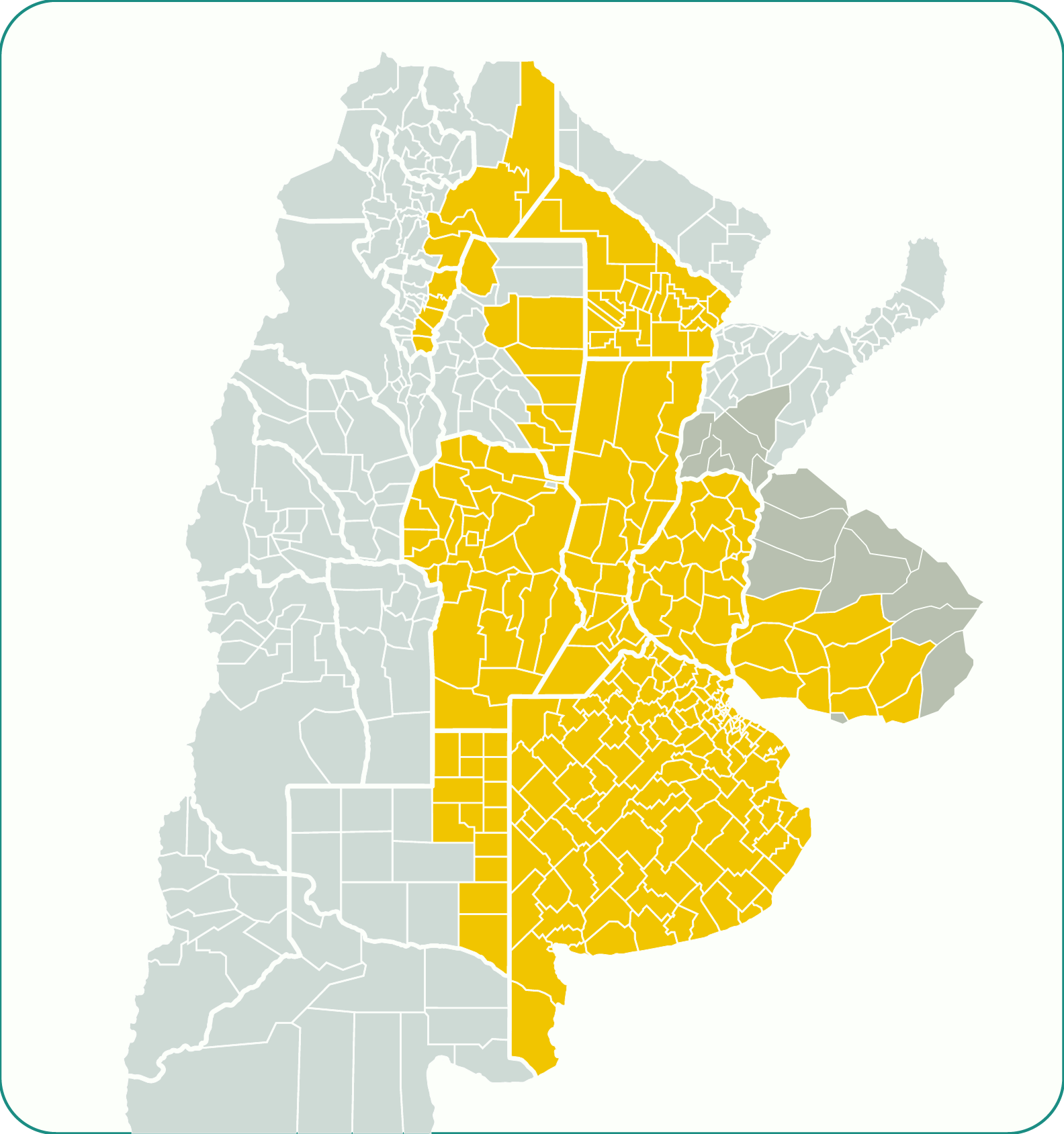 Mapa region recomendda Seimbra temprana