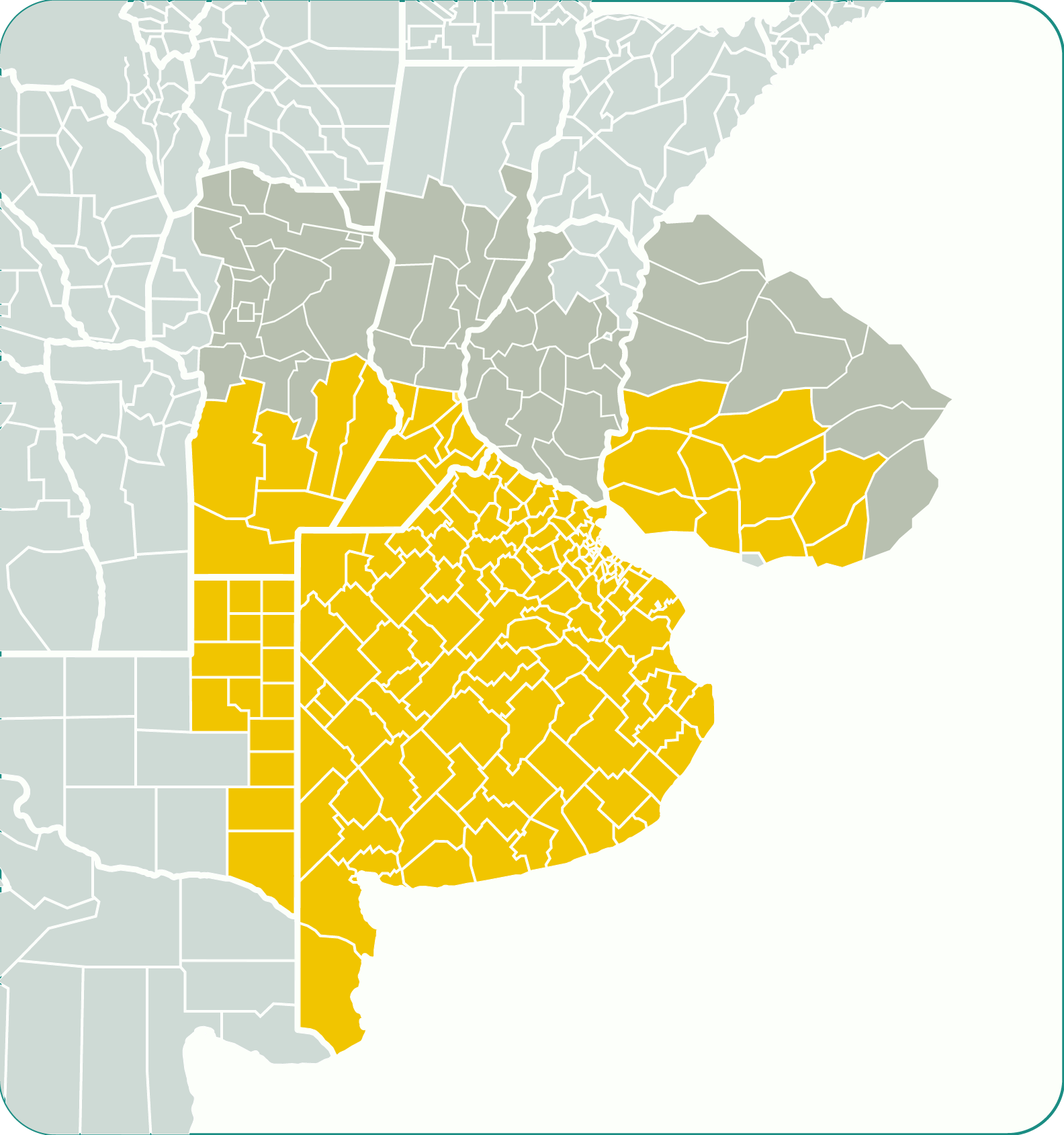Mapa region recomendda Seimbra temprana