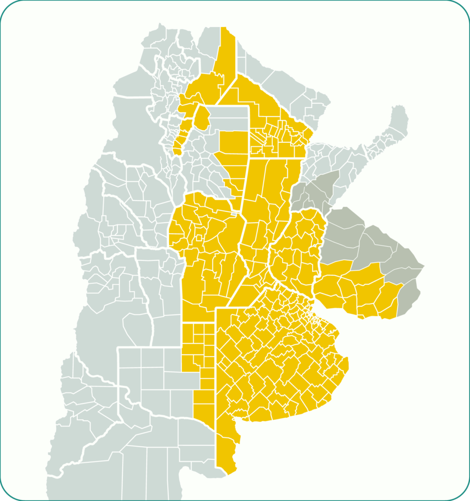 Mapa region recomenda 